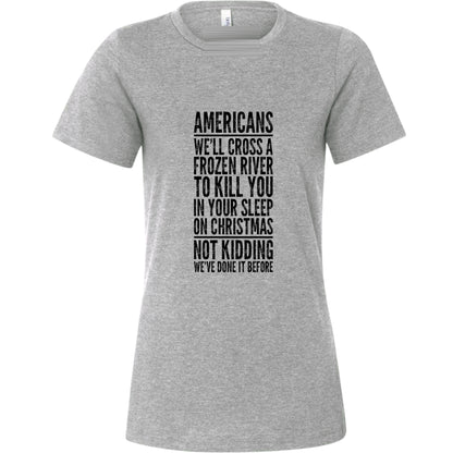 Cross A River On Xmas Women's T-Shirt