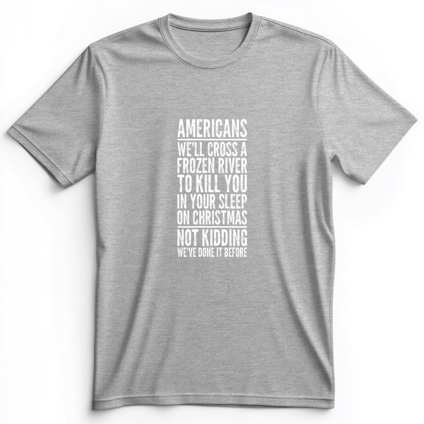 Cross A River On Xmas Premium Tee