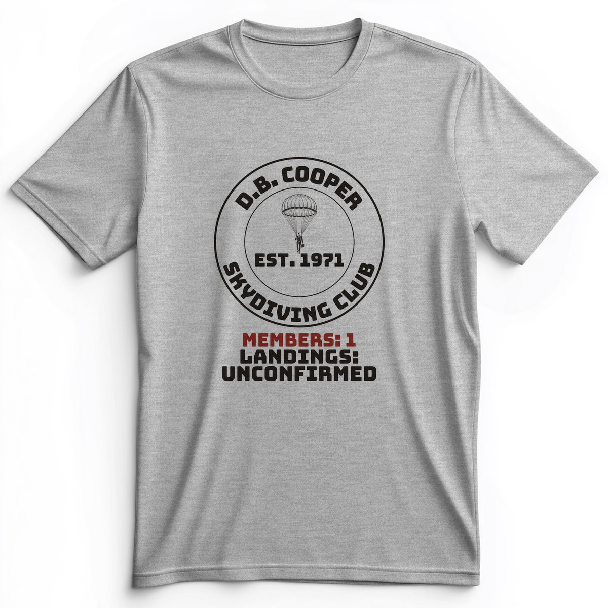DB Cooper Skydiving Club Premium Tee