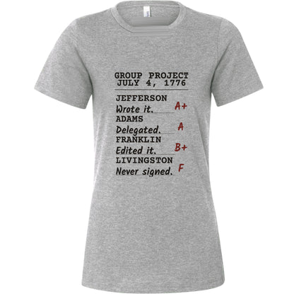 Declaration Of Independence Group Project Women's T-Shirt