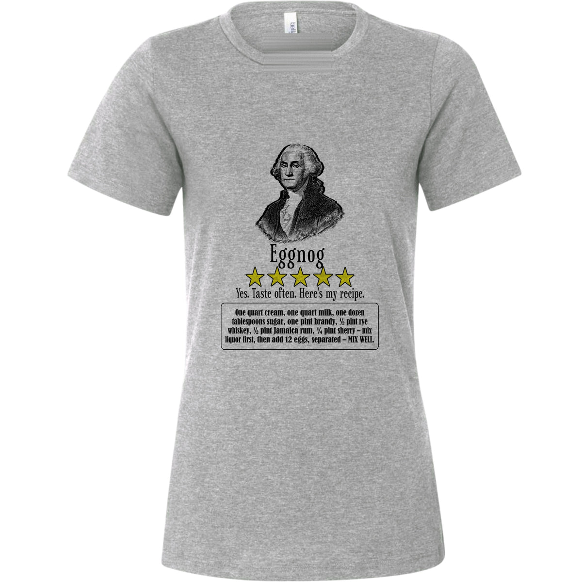 Eggnog George Washington Women's T-Shirt