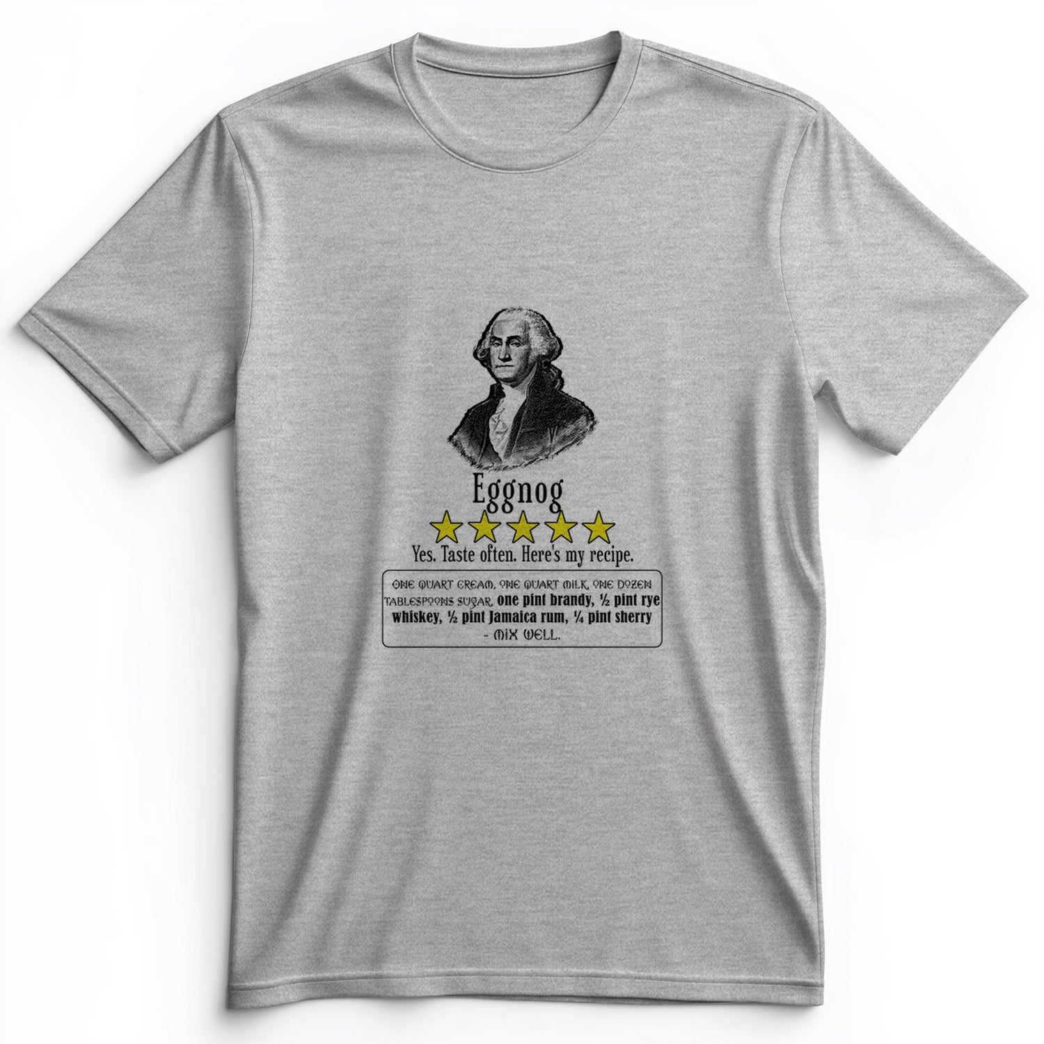 Eggnog George Washington Premium Tee