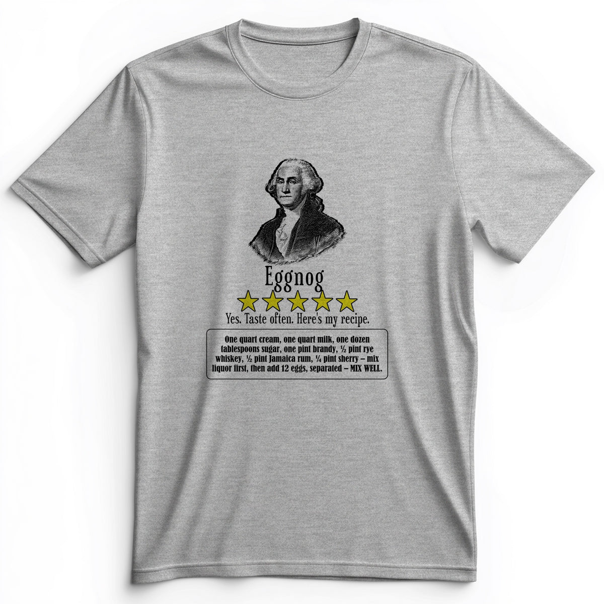 Eggnog George Washington Premium Tee