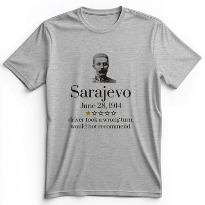 Franz Ferdinand Sarajevo One Star Review Premium Tee