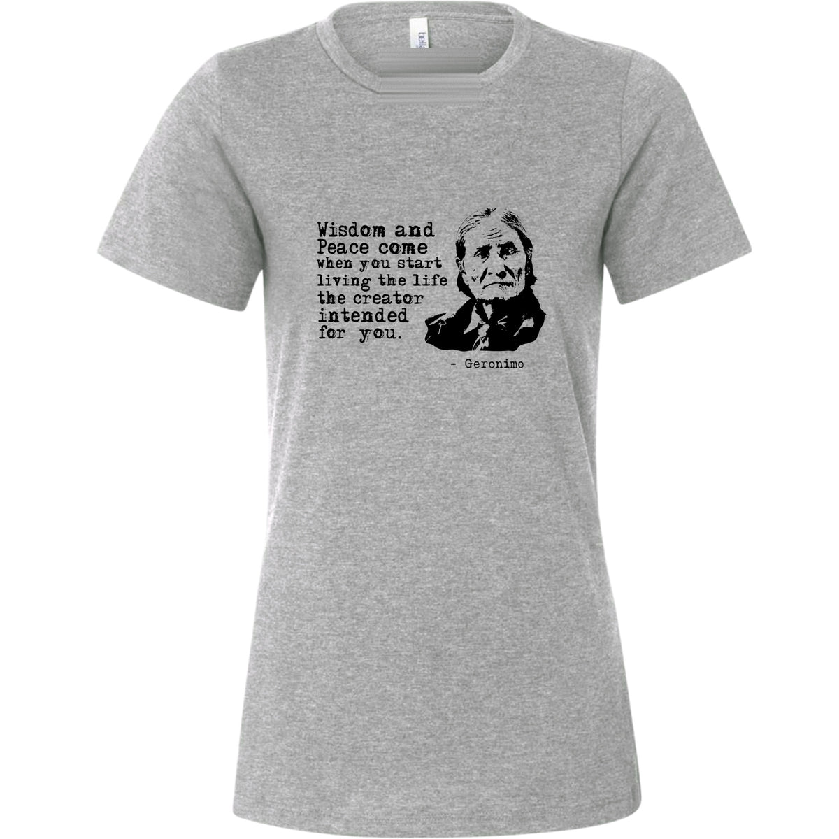 Geronimo Wisdom And Peace Women's T-Shirt