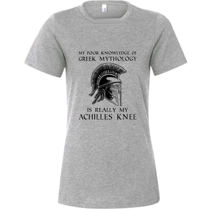 Greek Mythology Achilles Knee Women's T-Shirt
