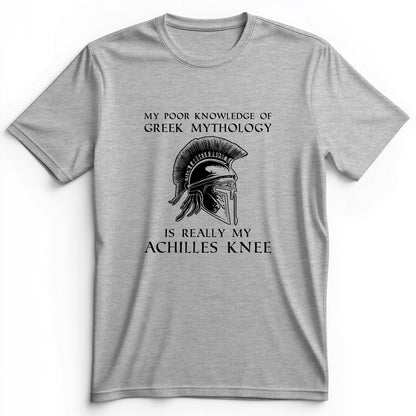 Greek Mythology Achilles Knee Premium Tee
