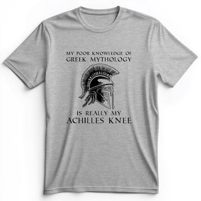 Greek Mythology Achilles Knee Premium Tee