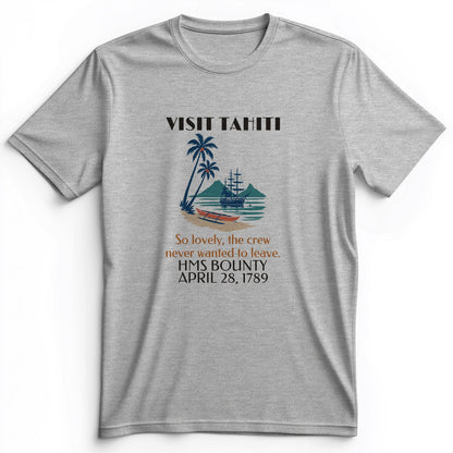 Visit Tahiti HMS Bounty 1789 Premium Tee