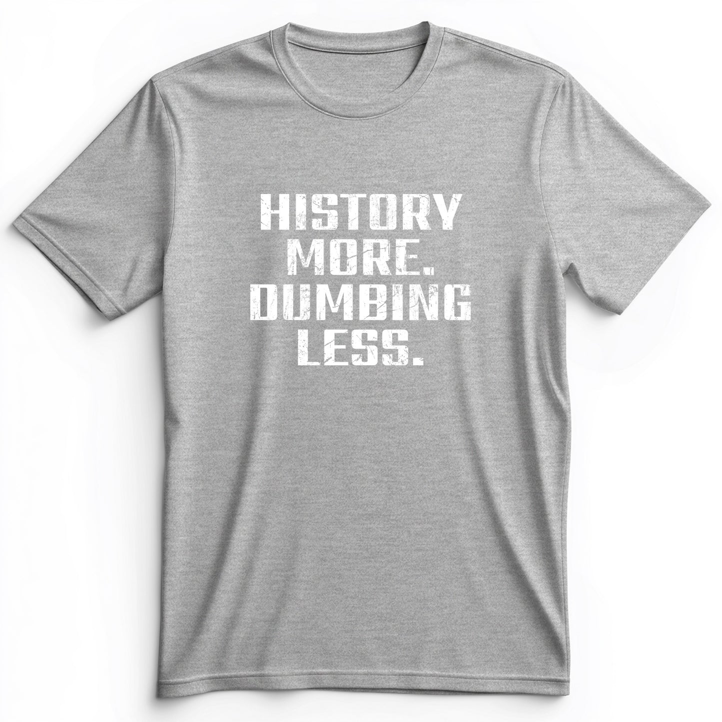 History More Dumbing Less Premium Tee
