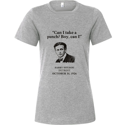 Houdini Can I Take A Punch Women's T-Shirt