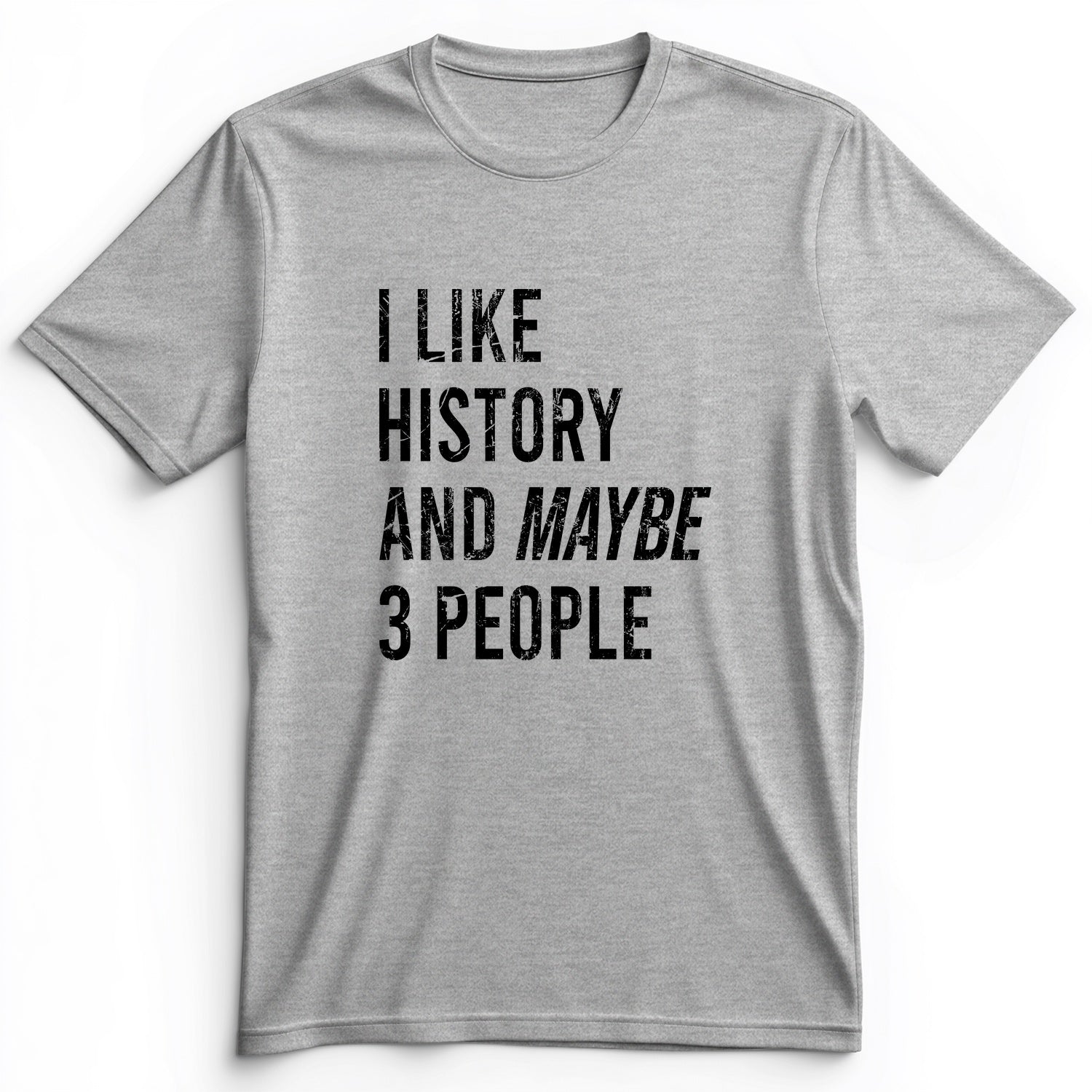 I Like History And Maybe 3 People Premium Tee