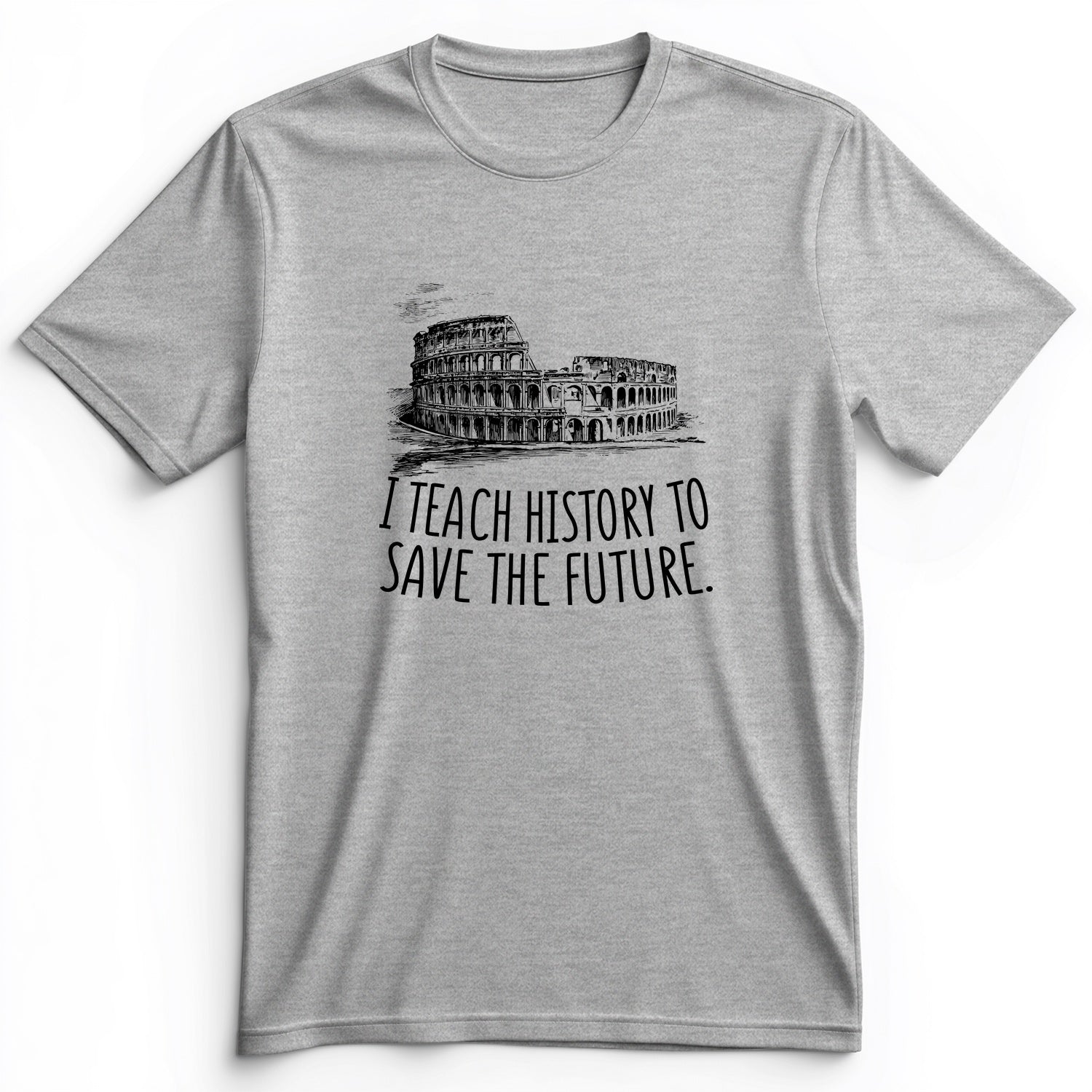 I Teach History To Save The Future Premium Tee