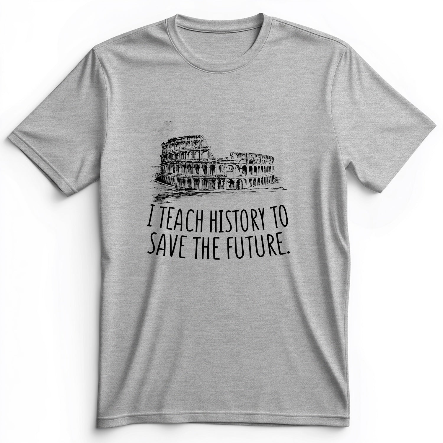 I Teach History To Save The Future Premium Tee