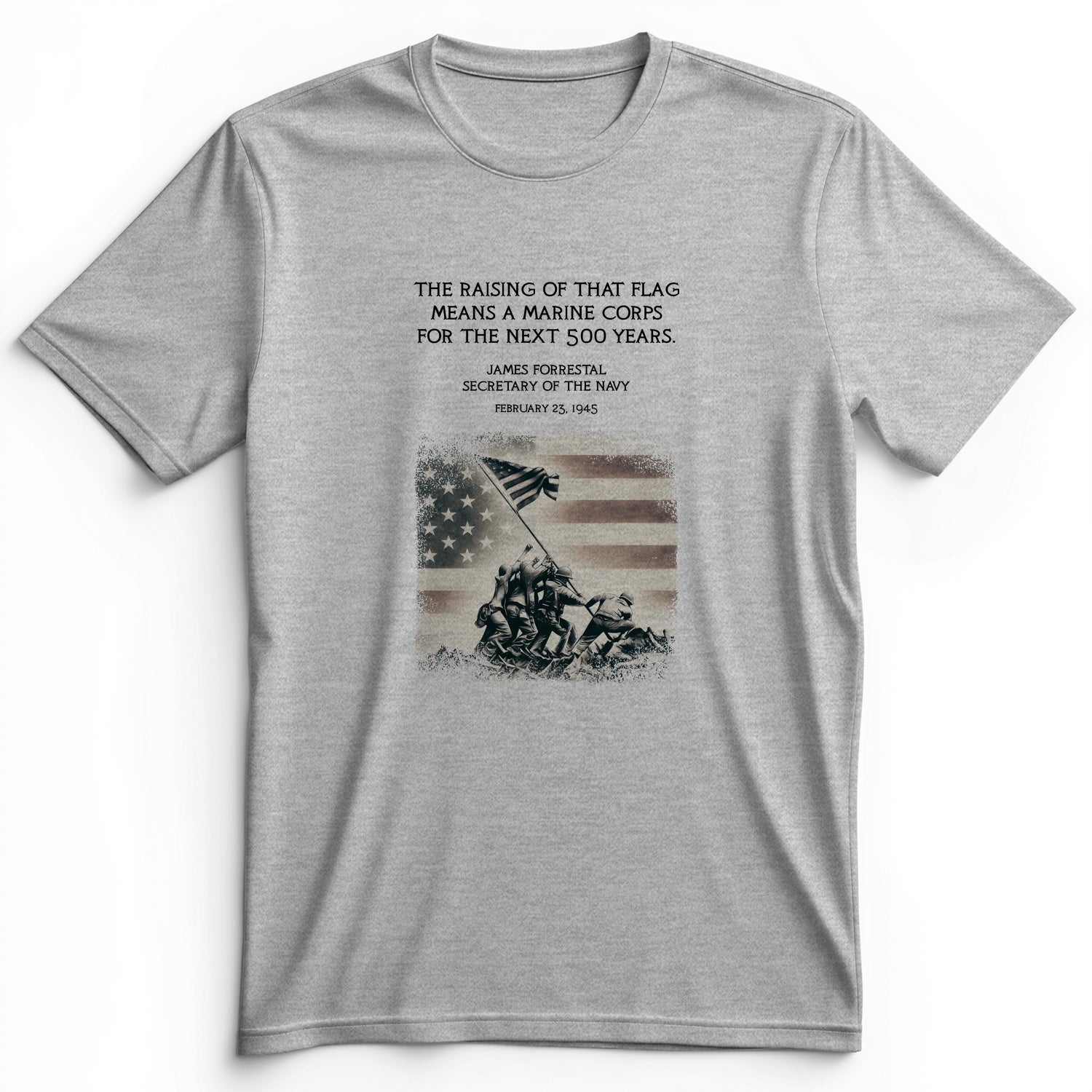 Iwo Jima Flag Premium Tee