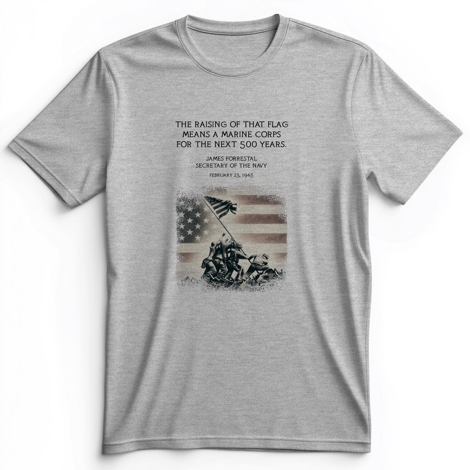 Iwo Jima Flag Premium Tee
