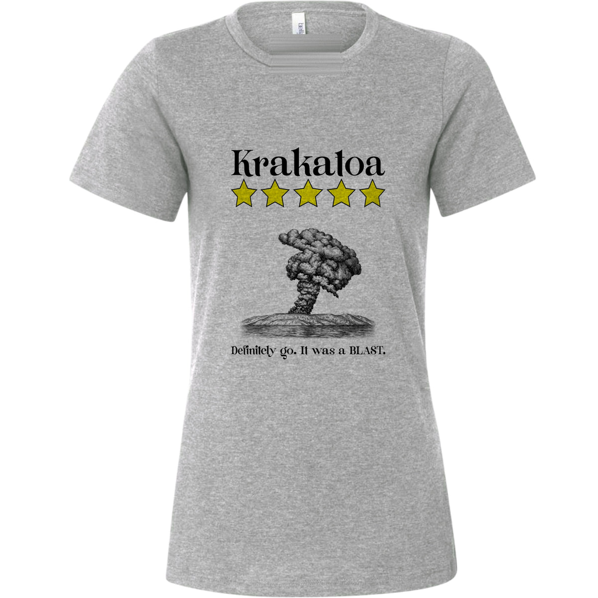 Krakatoa 5 Star Women's T-Shirt
