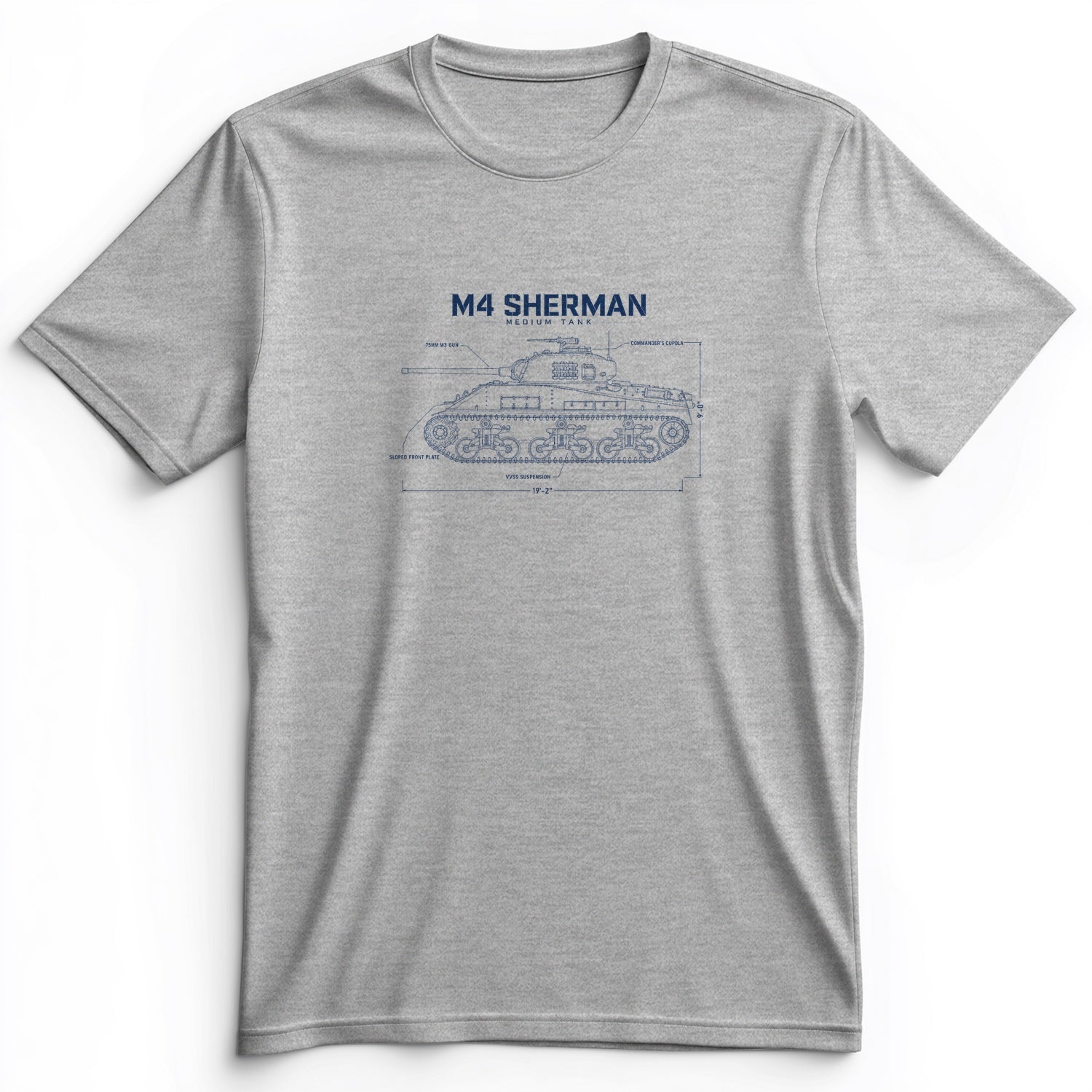 M4 Sherman Blueprint Premium Tee