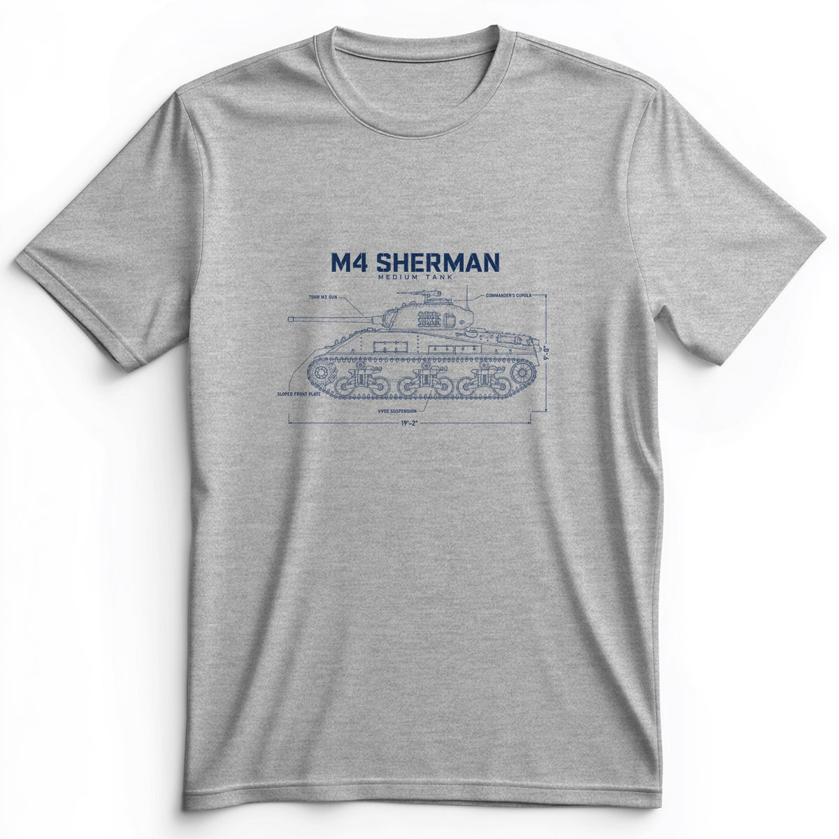 M4 Sherman Blueprint Premium Tee