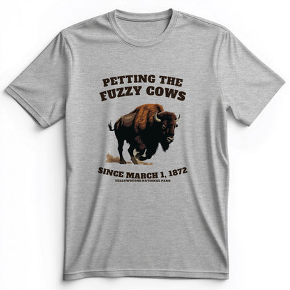 Petting The Fuzzy Cows Premium Tee
