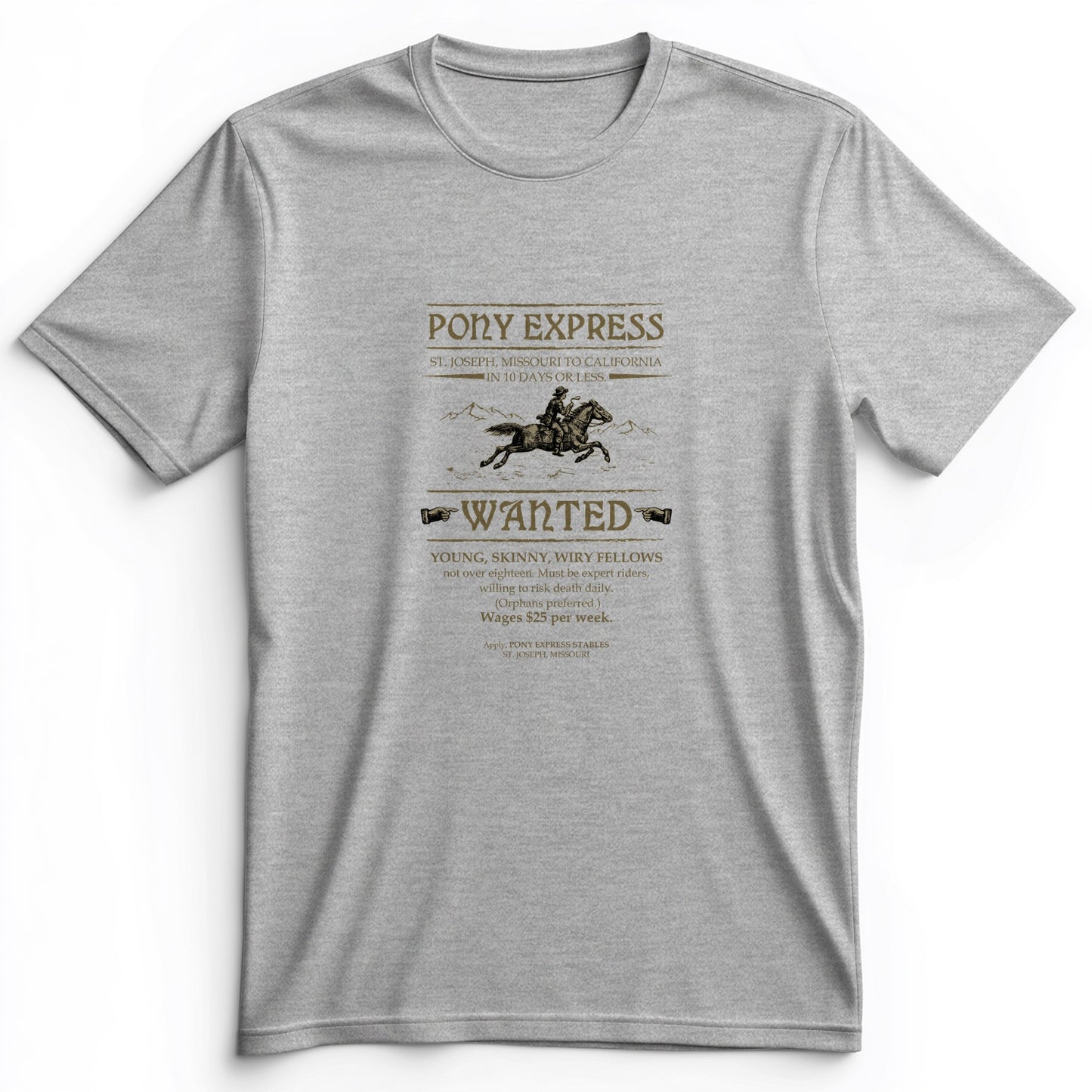 Pony Express Poster Premium Tee