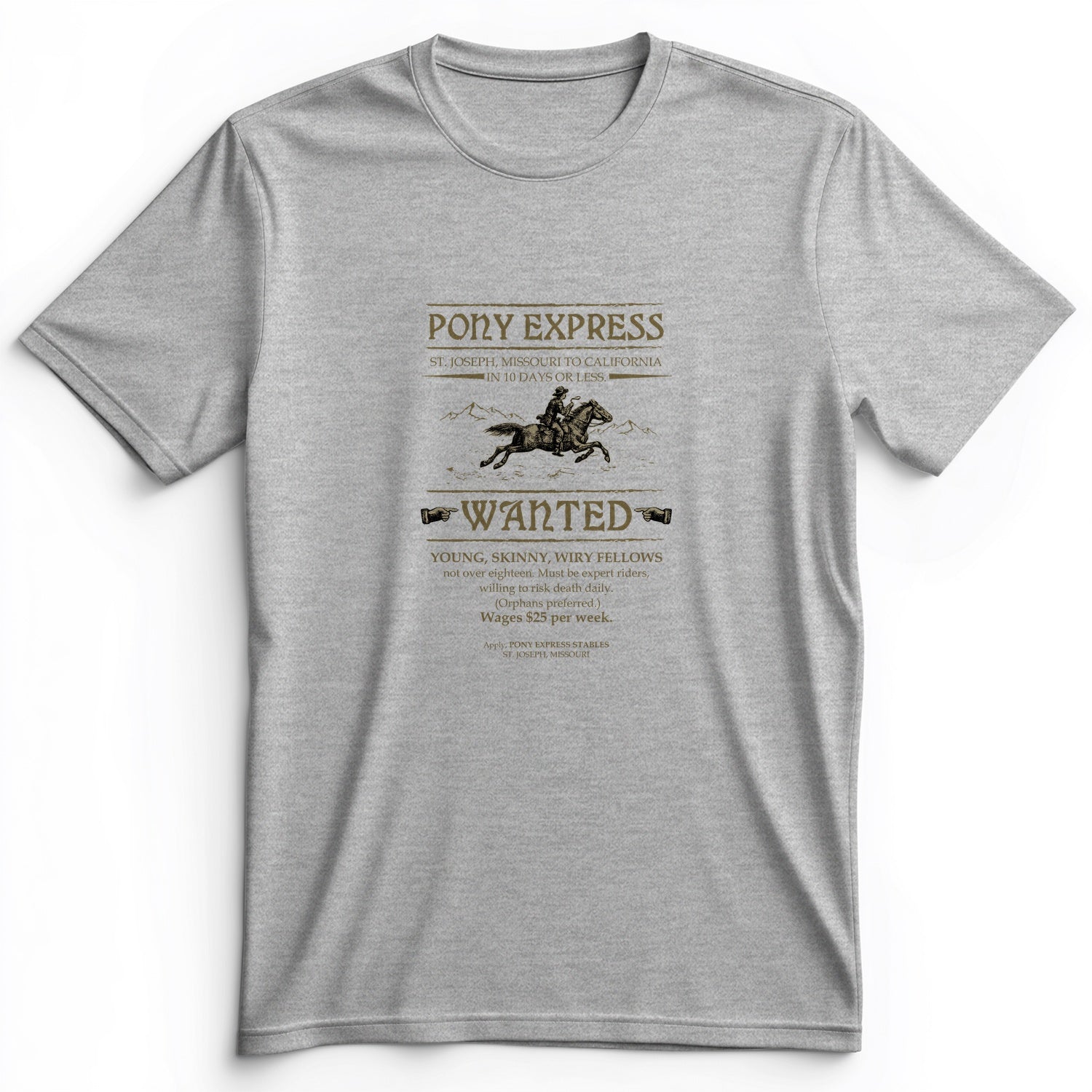 Pony Express Poster Premium Tee