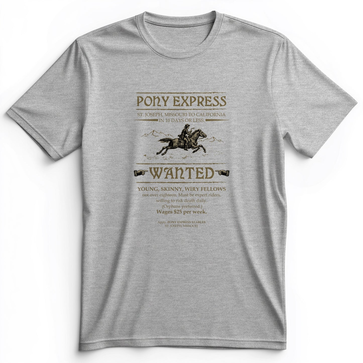 Pony Express Poster Premium Tee