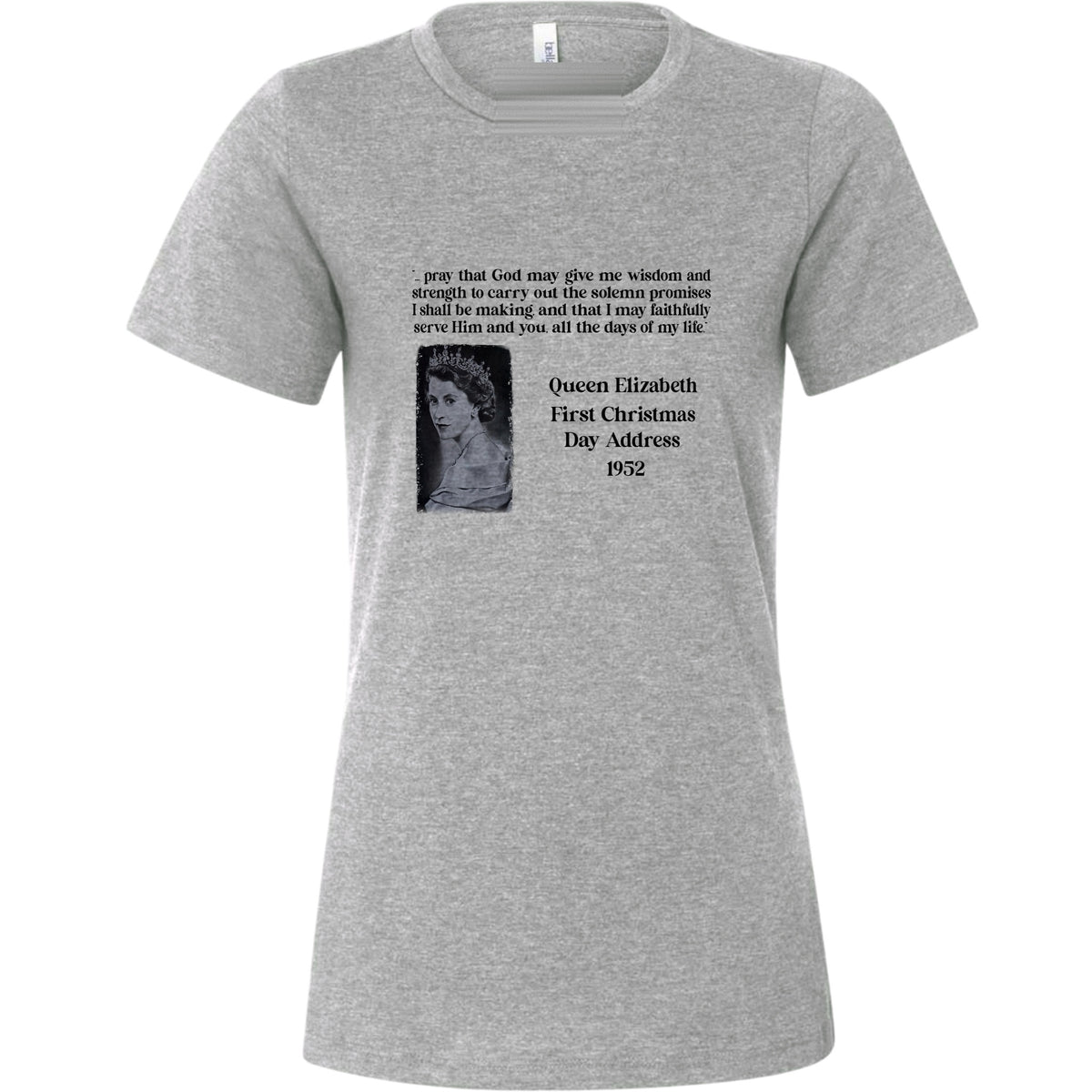 Queen Elizabeth II Xmas Address Women's T-Shirt