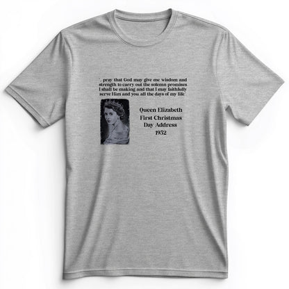 Queen Elizabeth II Xmas Address Premium Tee