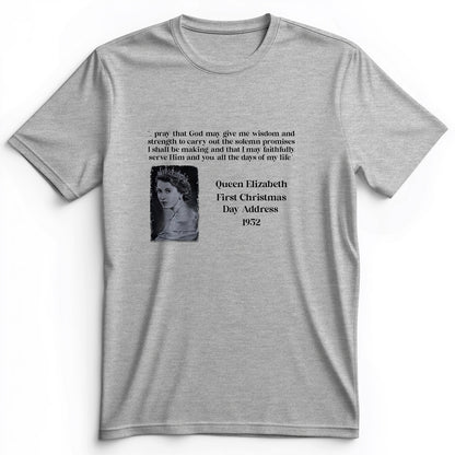 Queen Elizabeth II Xmas Address Premium Tee