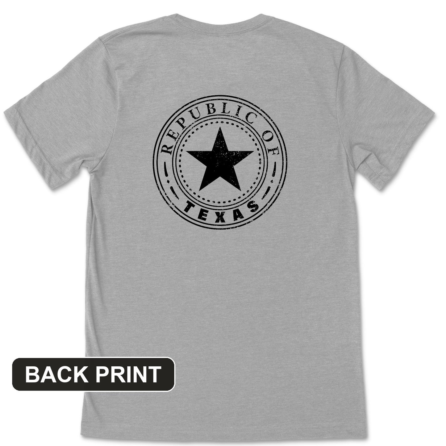 Republic of Texas Back Print Premium Tee