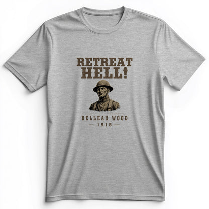 Retreat Hell Bust Premium Tee