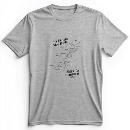 Revolutionary War Map Premium Tee