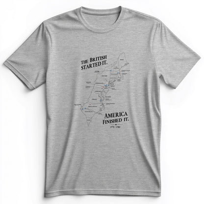 Revolutionary War Map Premium Tee