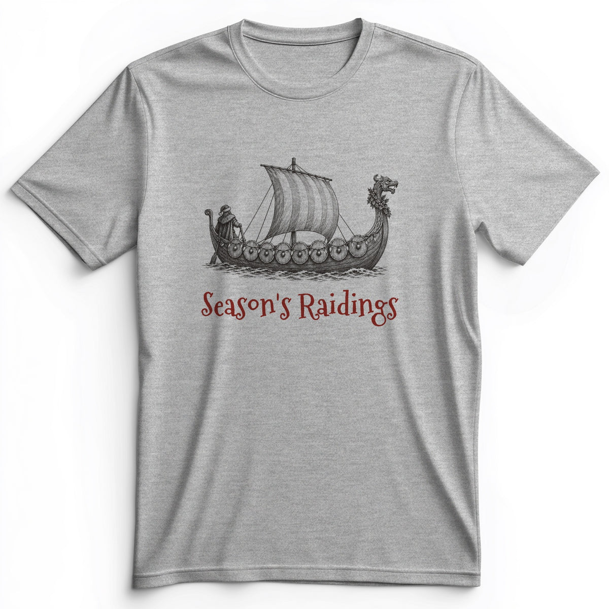 Seasons Raidings Viking Christmas Premium Tee