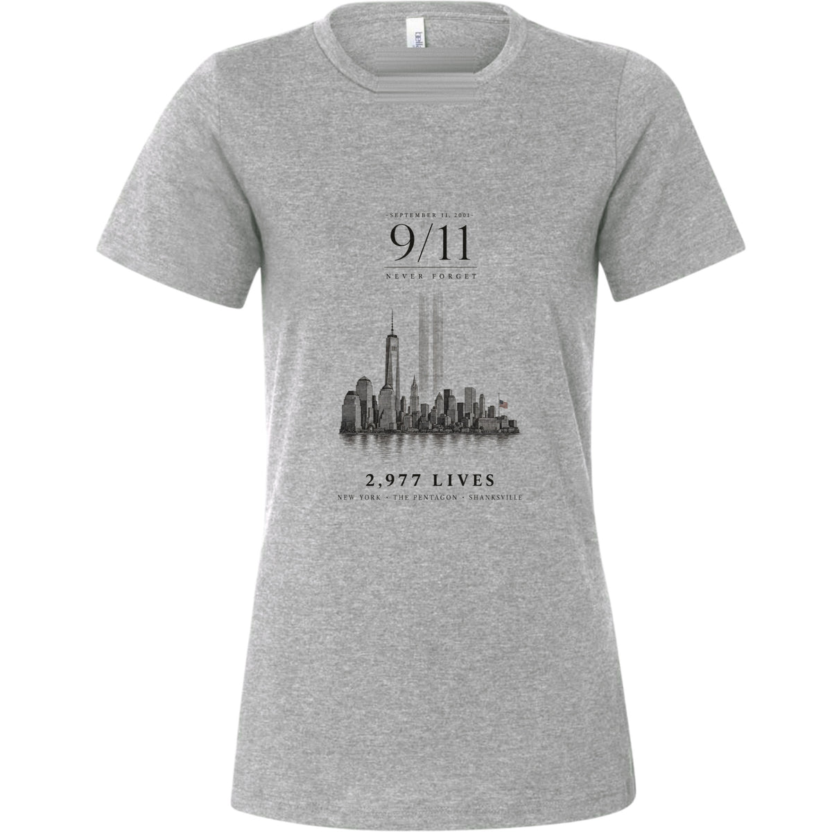 September 11 Never Forget Women's T-Shirt