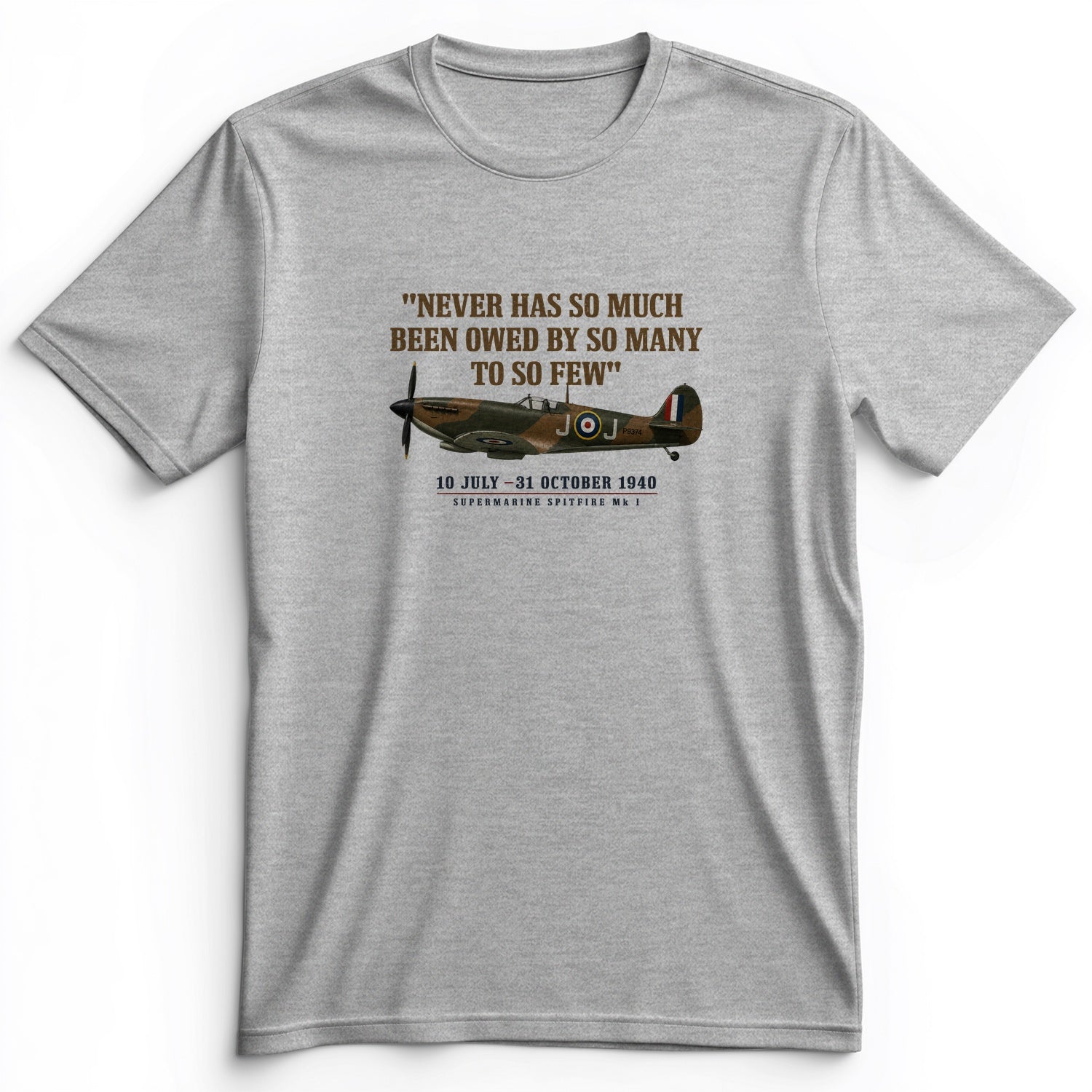 Spitfire So Few Quote Premium Tee