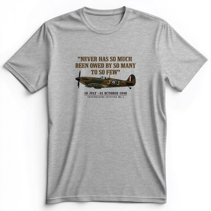 Spitfire So Few Quote Premium Tee