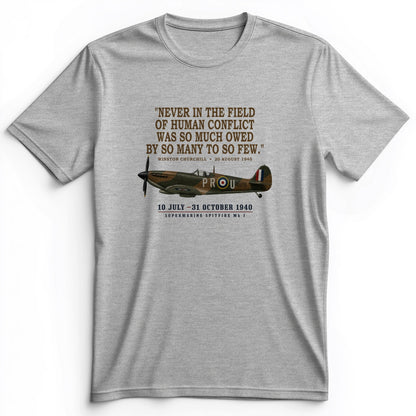 Spitfire So Few Quote Premium Tee