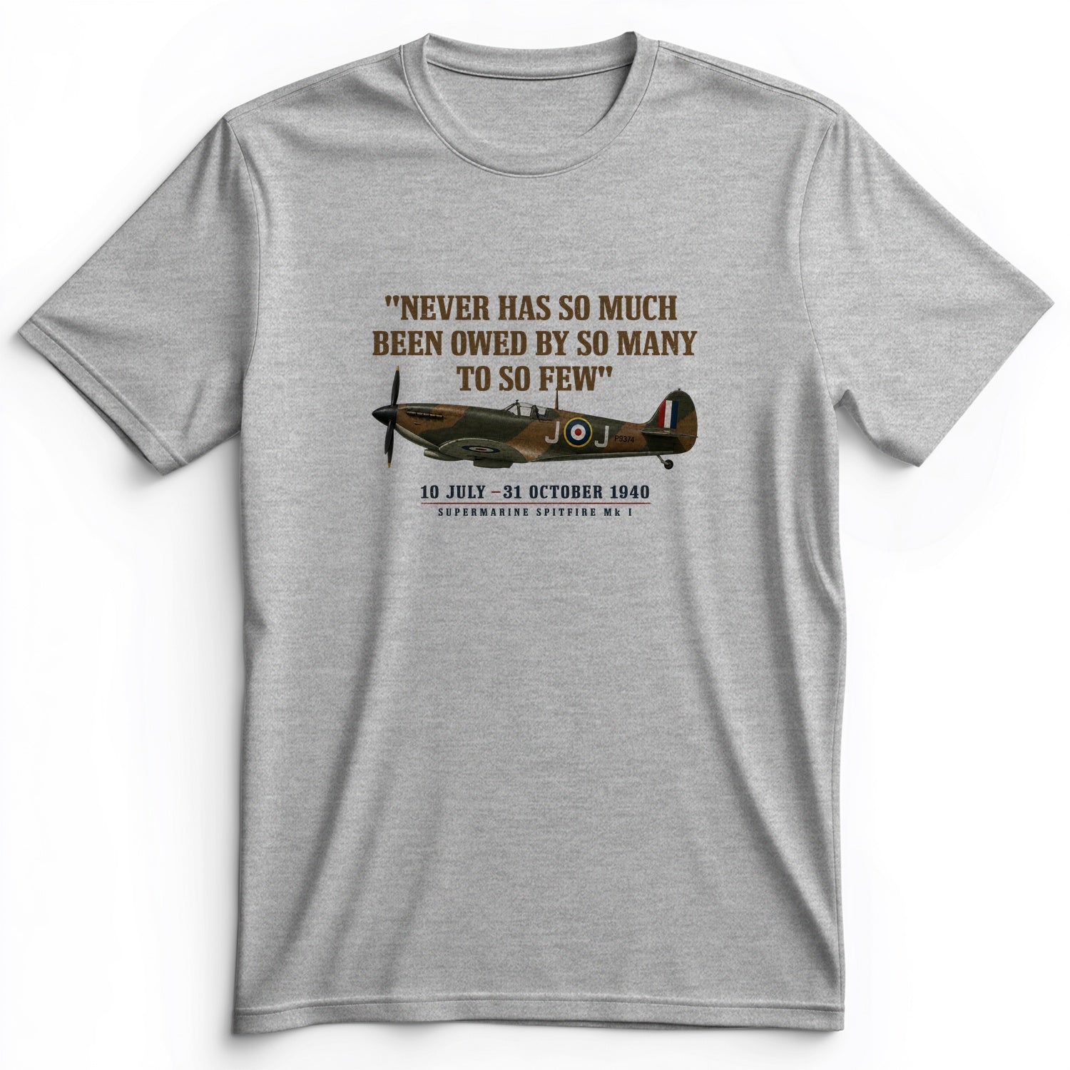 Spitfire So Few Quote Premium Tee