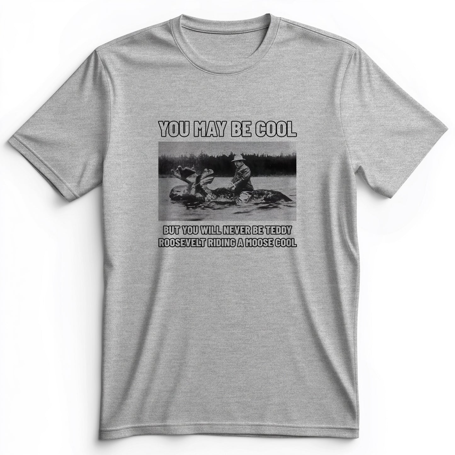 Teddy Riding Moose Premium Tee
