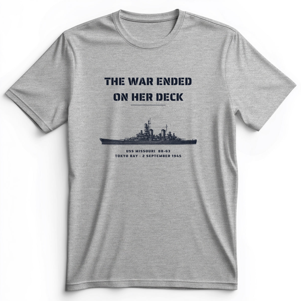 The War Ended On Her Deck Premium Tee