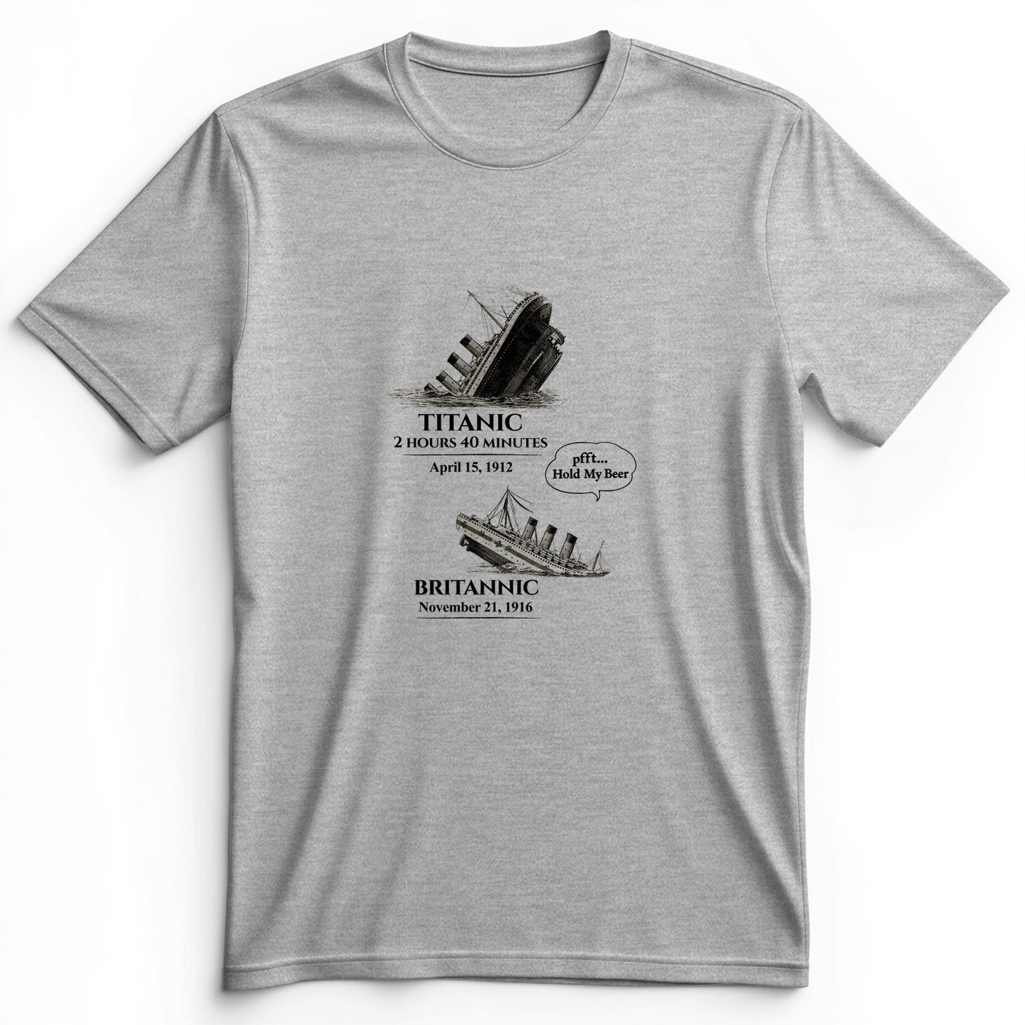 Titanic and Britannic Premium Tee