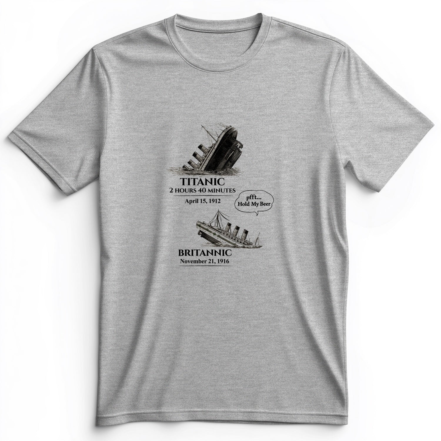 Titanic and Britannic Premium Tee