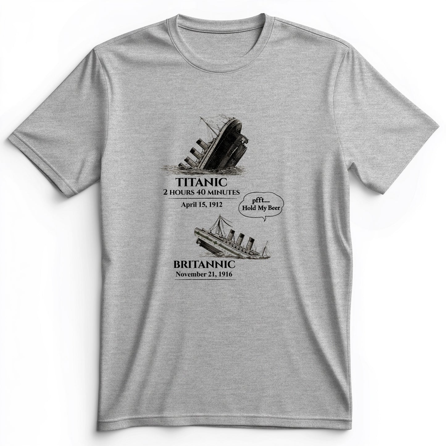 Titanic and Britannic Premium Tee