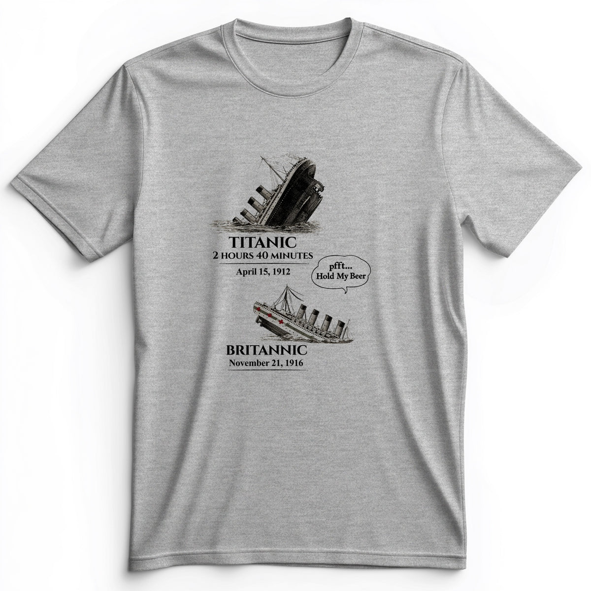 Titanic and Britannic Premium Tee