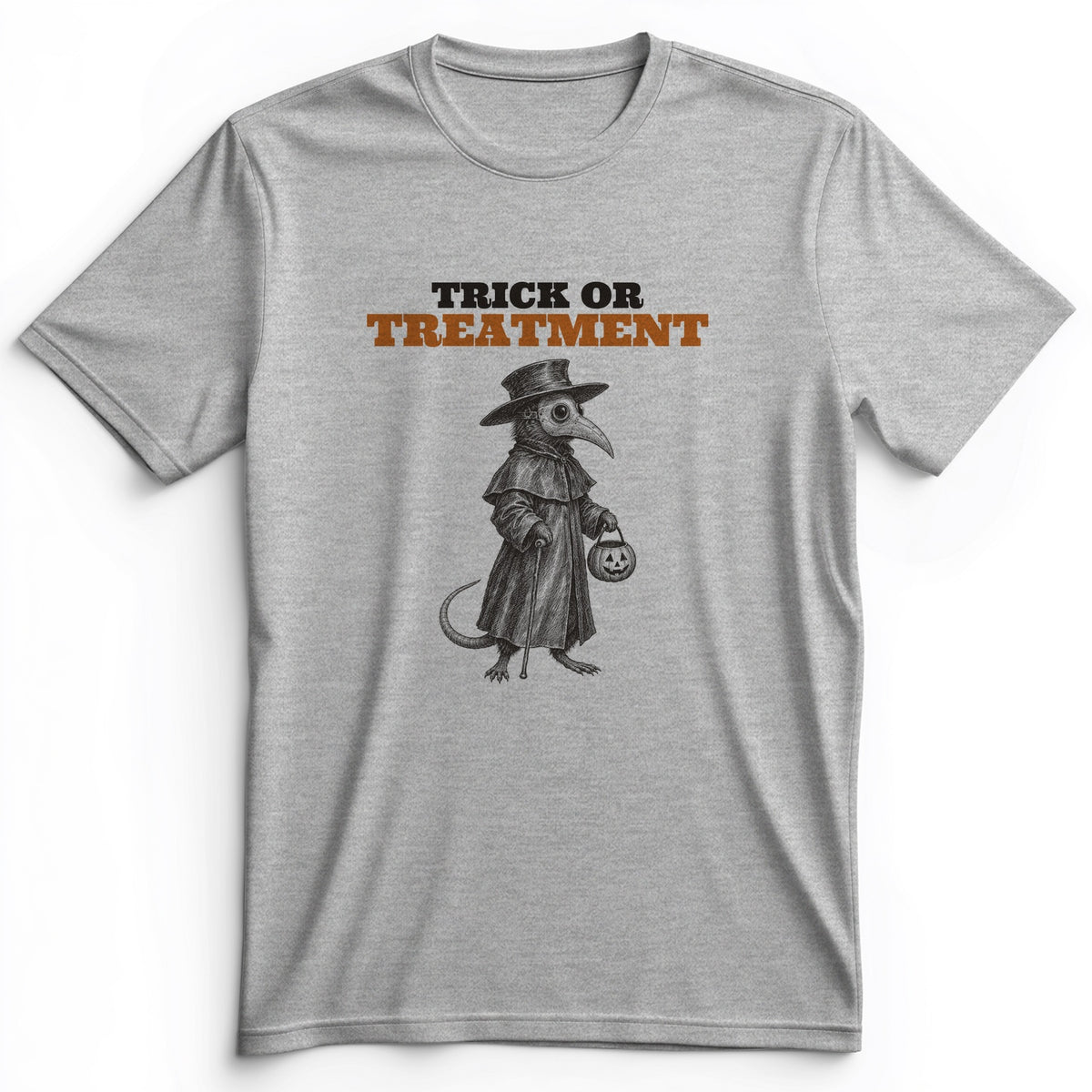 Trick Or Treatment Plague Rat Premium Tee