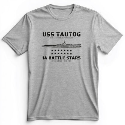 USS Tautog 14 Battle Stars Premium Tee