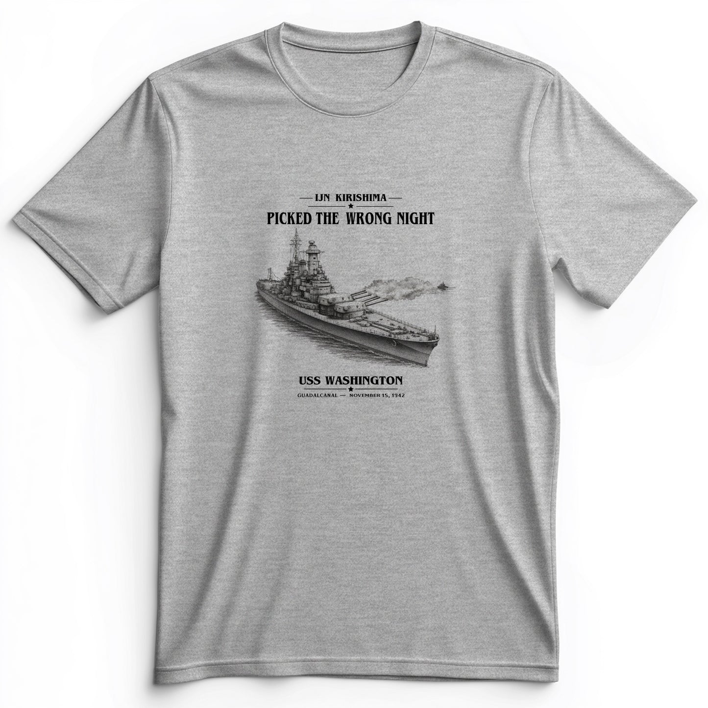 USS Washington at Guadalcanal Premium Tee