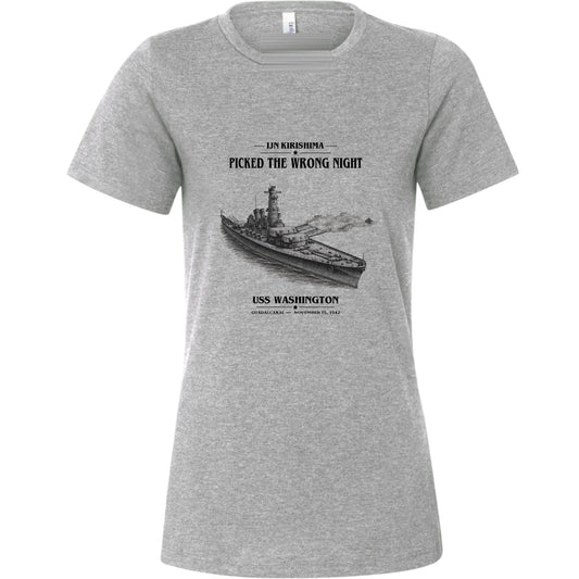 USS Washington at Guadalcanal Women's T-Shirt